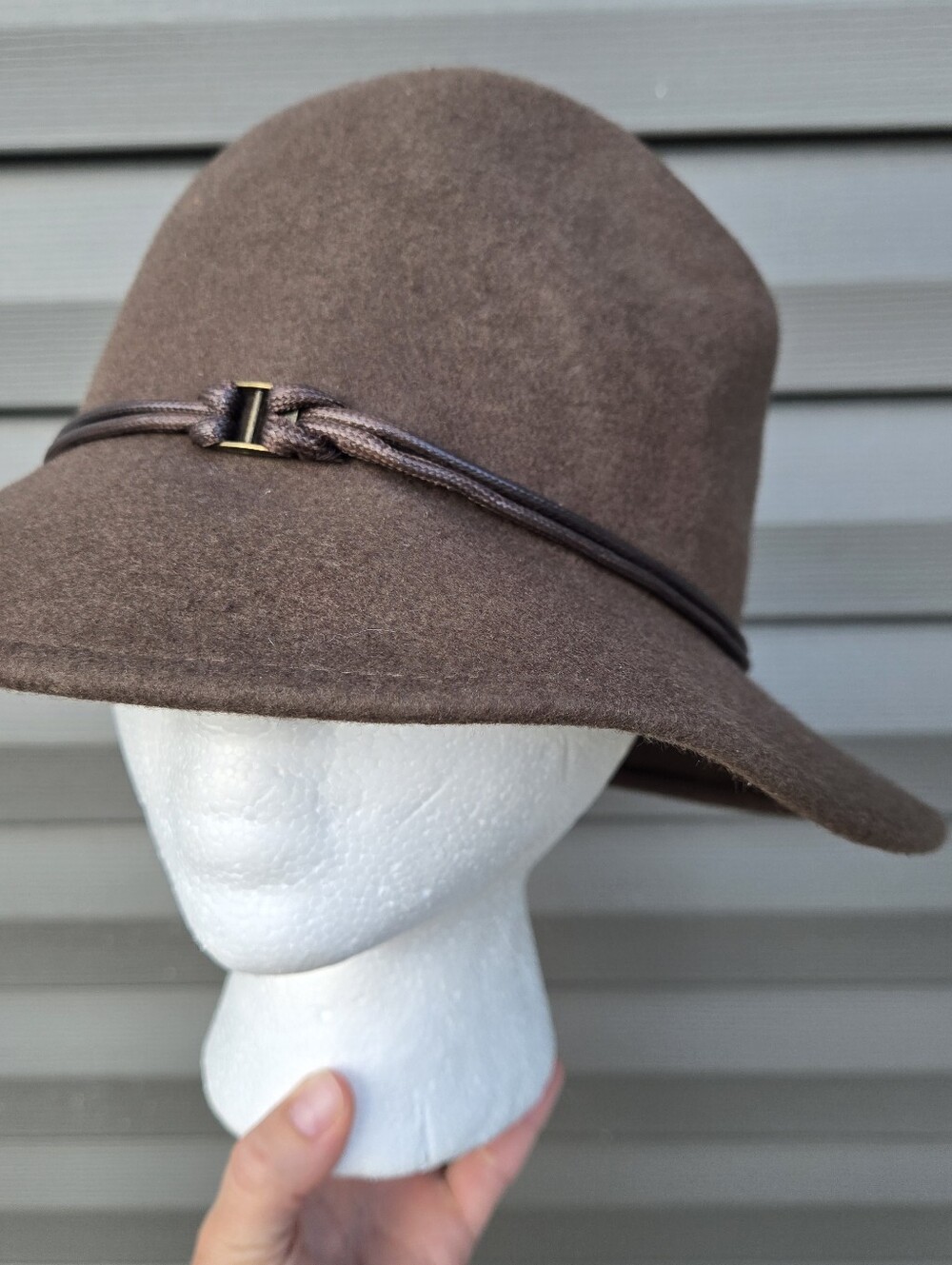 Goorin Bros. Hat Wool Felt Womens Sz Large In Brown